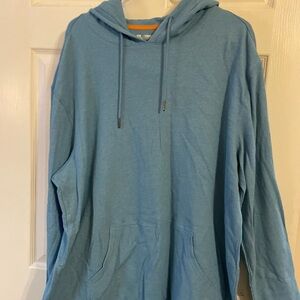 Men's Blue Hooded Sweater